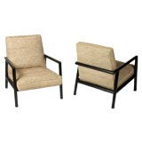 T. H. Robsjohn Gibbings  Pair of Open Arm Lounge Chairs
