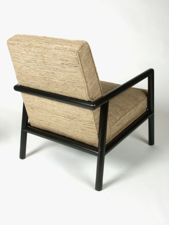 T. H. Robsjohn Gibbings  Pair of Open Arm Lounge Chairs