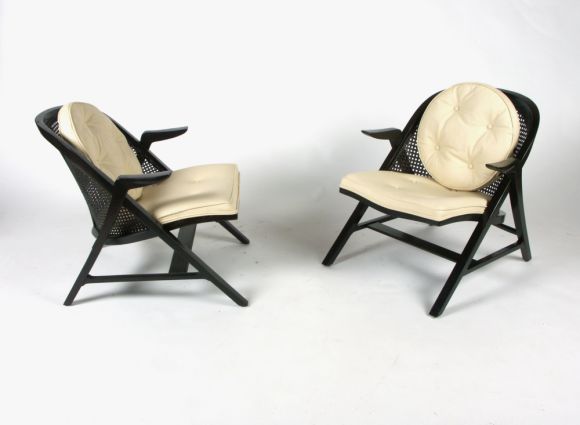 Edward Wormley for Dunbar A frame chairs
