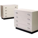 Pair of Samuel  Marx chest of drawers