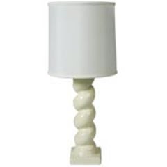 Plaster Twisted Column Lamp 10