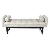 1940s tufted bench