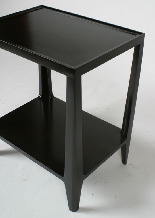 Mid-Century Modern Single Edward Wormley for Drexel Precedent Collection - Side Table Dark Stain For Sale