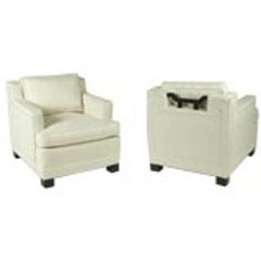 Pair of Baker Far East Club Chairs Designed by Winsor White 3