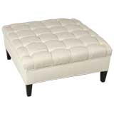 Vintage 1940's tufted hassock