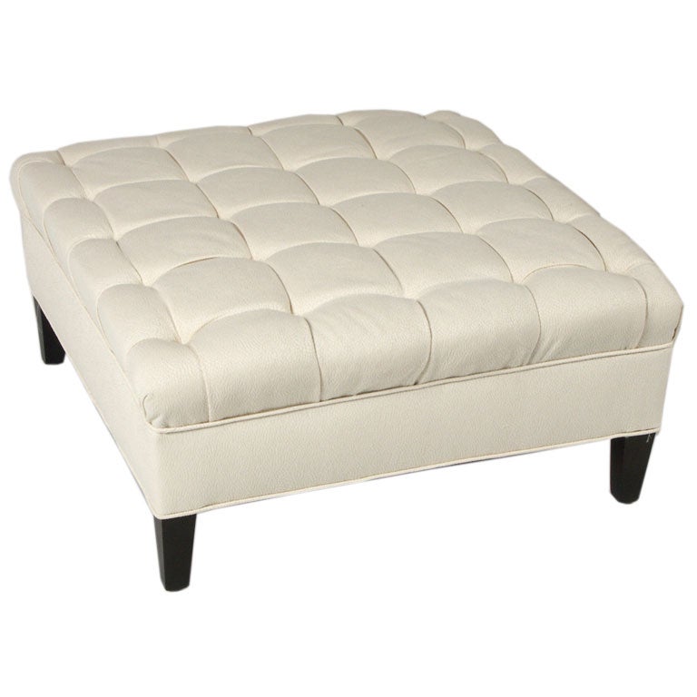 1940's tufted hassock