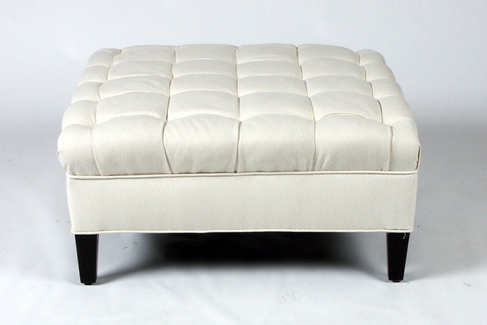1940's tufted hassock