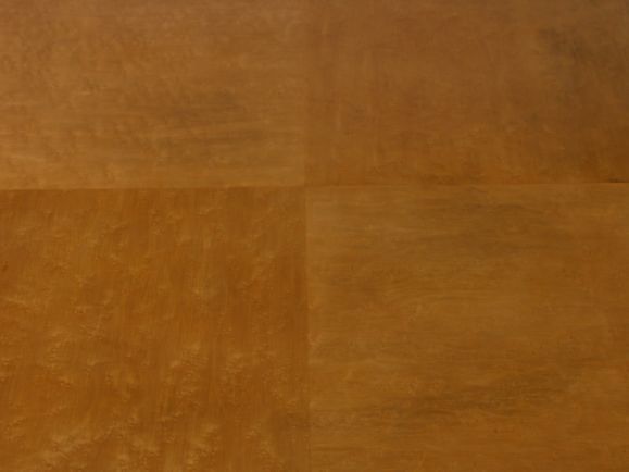 1940's Flip top game table, Burl wood with ivory lacquer legs