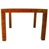 Parson's table with tortoise lacquer