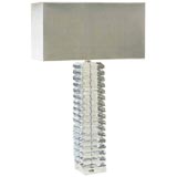 STACKED PERSPEX COLUMN LAMP
