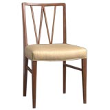 SET OF 5 V-LINE DINING CHAIRS BY OLE WANSCHER FOR FRITZ HANSEN