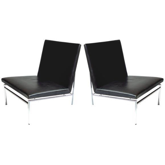 PAIR OF EASY CHAIRS BY BJORN LARSEN For Sale
