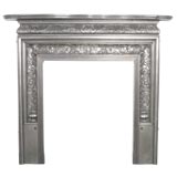 Antique VICTORIAN CAST IRON FIREPLACE SURROUND MADE BY COALBROOKDALE