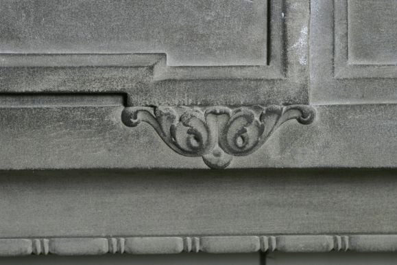 Carved Stone Fireplace Mantel 2