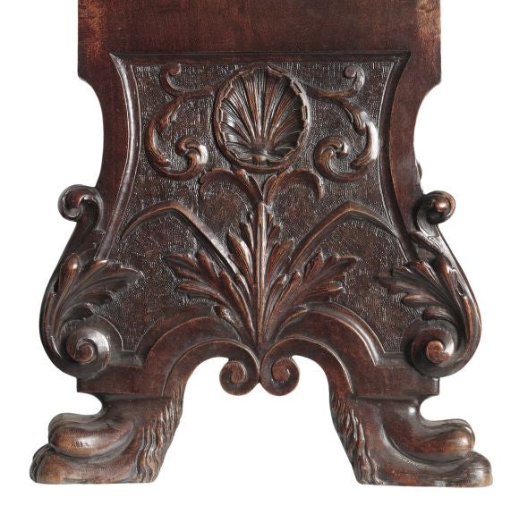 HEAVILY CARVED GRIFFIN CHAIR at 1stDibs
