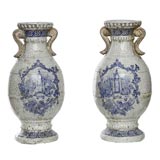 PAIR OF CERAMIC VESSELS