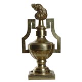 BRONZE FLAME TOP FINIAL WITH HANDLES BOUGHT IN ARGENTINA