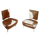 PAIR OF PONY SKIN CHAIRS