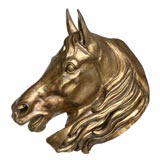 VICTORIAN ZINC  HORSE HEAD