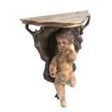 CHERUB WITH SHELF BRACKET