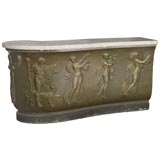 CAST STONE TWO PIECE CAFE BAR