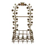 WROUGHT IRON CANDLE/VOTIVE STAND