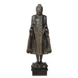 Carved Wood Buddha Statue