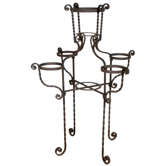 Wrought Iron Plant Stand