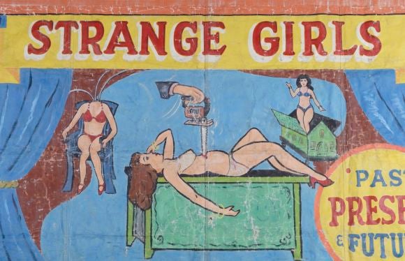 American Two-Sided Circus Banner 