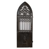 POLISHED CAST IRON GOTHIC DOOR