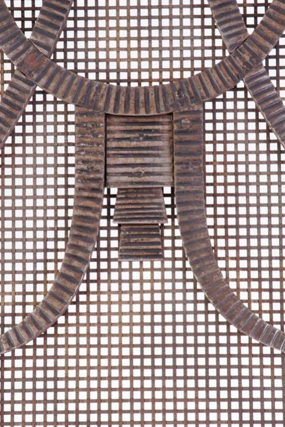French FER FORGE RADIATOR COVER/CONSOLE