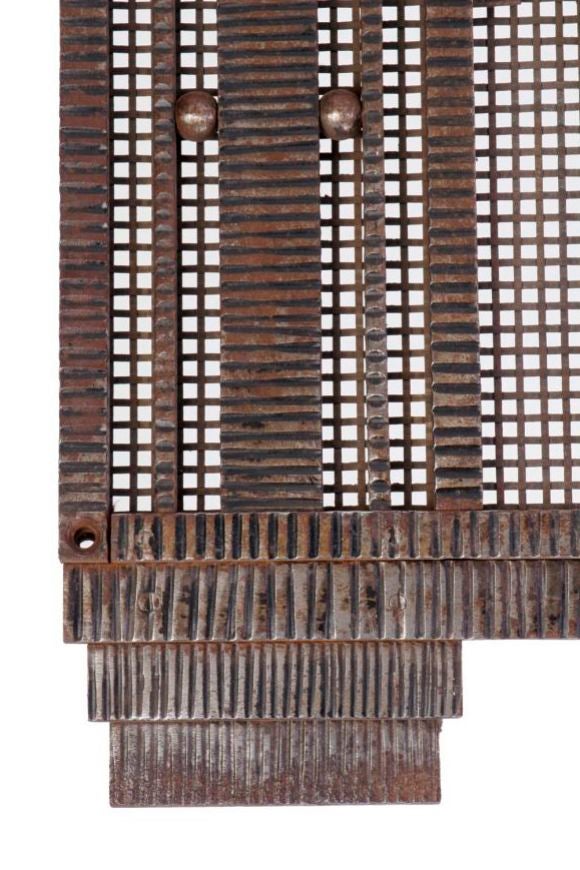 Wrought Iron FER FORGE RADIATOR COVER/CONSOLE