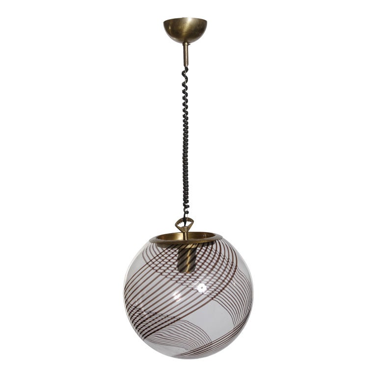 Mid-Century Light Fixture at 1stdibs