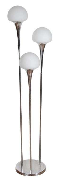 Three-globe Mid Century Lamp