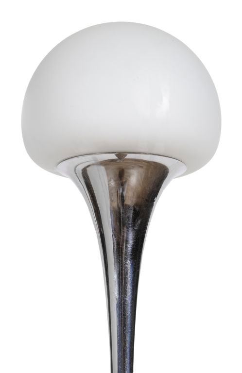 Argentine Three-globe Mid Century Lamp