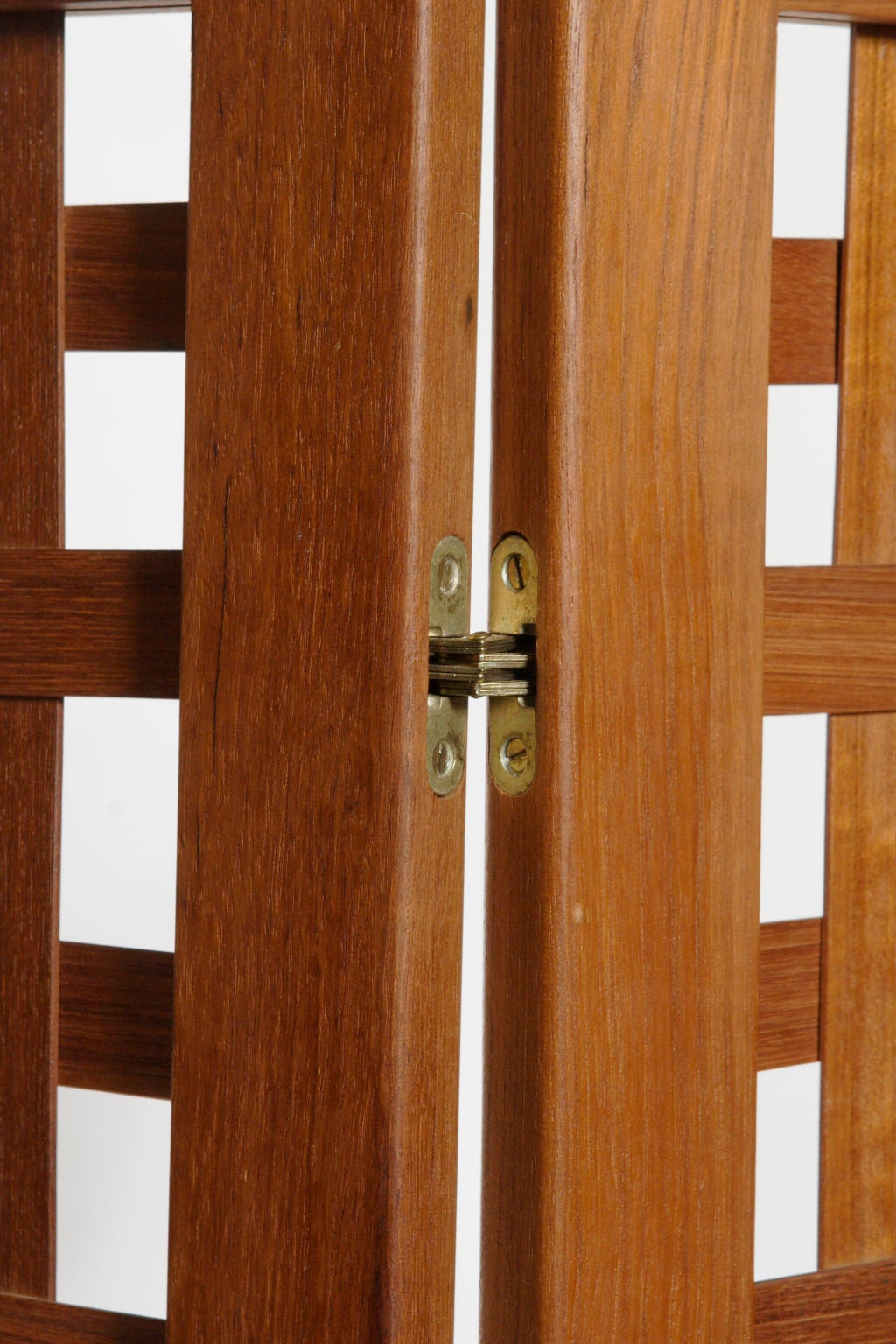 Teak RARE DANISH TEAK FOLDING SCREEN ROOM DIVIDER
