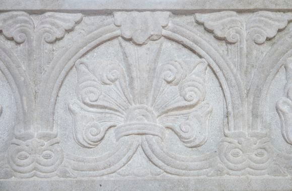 carved stone font