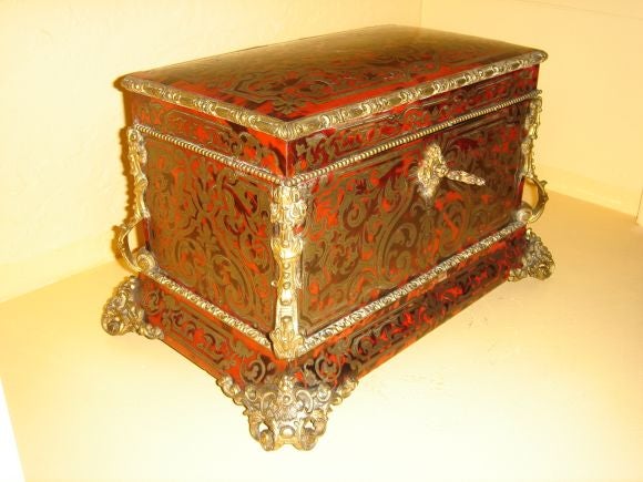 French Boulle tea caddy