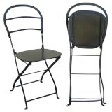 French Iron Folding Chairs