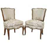 Pair Louis XV Chauffeuse