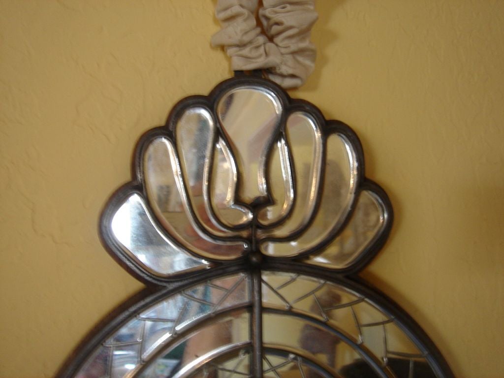 Pair French Mirrored Sconces