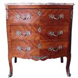 Louis XV Style Marble Top Commode