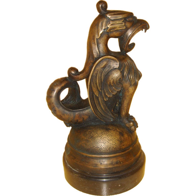 Bronze Griffin Statue