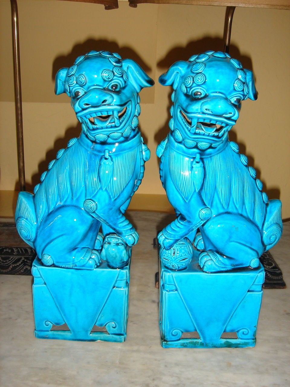 Chinese Foo Dog Statues/Lamps