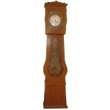 French provincial longcase clock