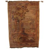 French Tapestry with Iron Rod
