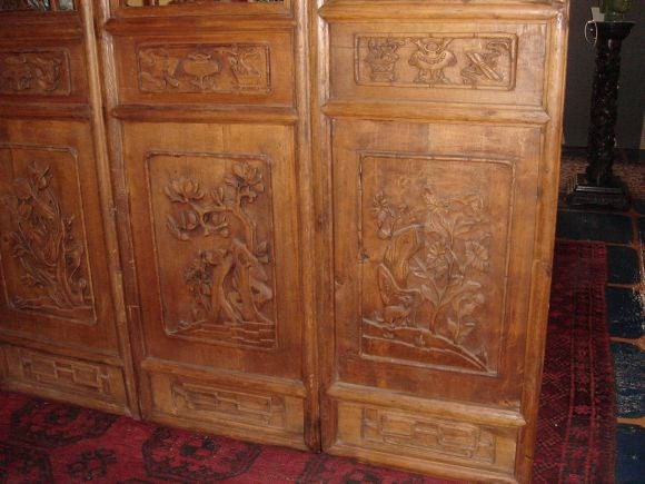 19th Century Set of Four Chinese Screens