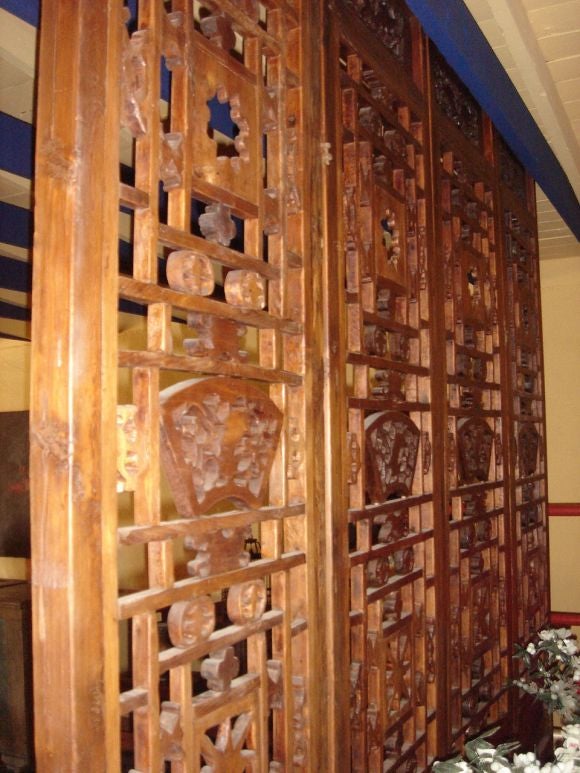 Set of Four Chinese Screens 2
