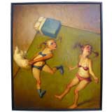 ANDREW FOSTER "Pillow Fight #1", 2006