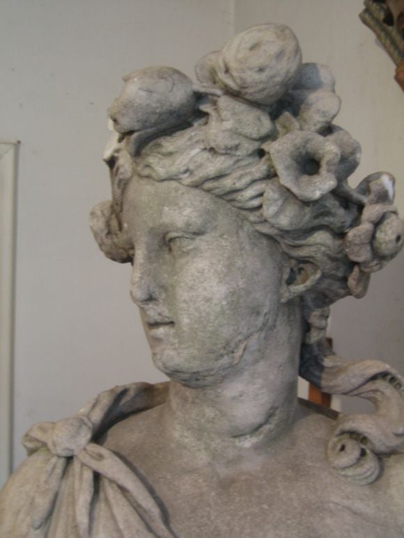 18th c. Italian Marble Bust "Springtime"